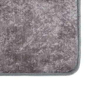 Rug Washable 120x180 cm Grey Anti Slip