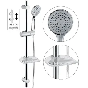 Bristan Sirrus Gummers Opac Exposed Thermostatic Mixer Shower + Riser Rail