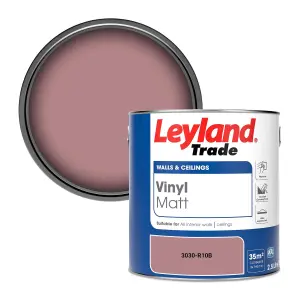 Leyland Trade Vinyl Matt Walls & Ceilings Emulsion Paint (3030-R10B) 2.5L