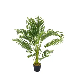 Artificial Plant Fake Palm Tree House Plant in Black Pot 90 cm