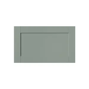 GoodHome Ashmead Matt reed green Drawer front, bridging door & bi fold door, 356mm x 16mm x 597mm 600mm