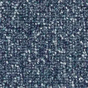 Dark Blue Carpet Tiles  For Contract, Office, 3.5mm thick Tufted Loop Pile, 5m² 20 Tiles Per Box