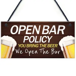 Funny Bar Sign Man Cave Pub Bar Sign Hanging Sign Gift For Him Gift