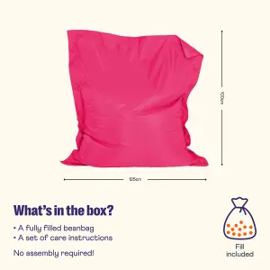 Veeva Kids Bazaar Bag Pink Indoor Outdoor Kids Bean Bag