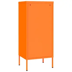 Berkfield Storage Cabinet Orange 42.5x35x101.5 cm Steel