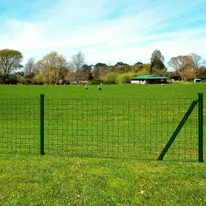 Green Wire/Mesh Fence Grey / 100cm H x 2500cm W