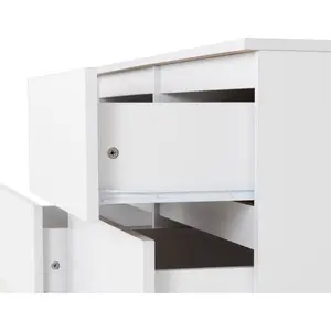 Braunstein 6 Drawer Chest Of Drawers White