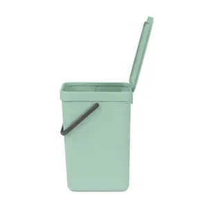 Brabantia Sort and Go 12 Litre Waste Bin Jade Green