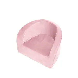 Velvet Toddlers Armchair - Pink