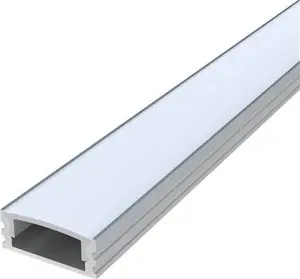 2M, Shallow 7mm Surface Mounted LED Aluminium Profile 3669