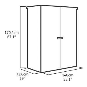 Keter Duotech Hi Store + Includes 2 shelves