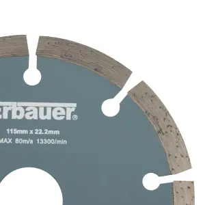 Erbauer 115mm x 22.2mm Segmented diamond blade