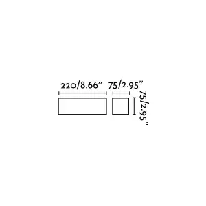 Luminosa Cheras 1 Light Indoor Wall Light White Plaster, G9