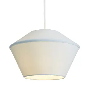 Inlight Daphne Pastel blue Easyfit Lamp shade (D)30.5cm