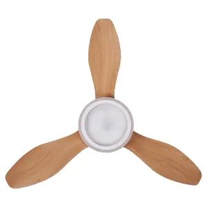 Ceiling Fan with Light Brown MUDDY