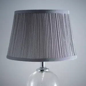 10" Traditional Mushroom Light Shade for Modern Table Lamps and Floor Lamps in Grey