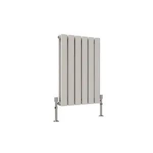 Horizontal White Double Flat Panel Radiator (H) 600 mm x (W) 408 mm, 2036 BTU.