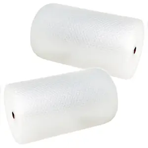 2 Rolls of 750mm x 50m Strong Packing Moving Wrapping Protective Large Bubble Wrap Rolls