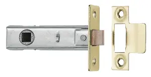 Carlisle Brass Electro Brassed Tubular Latch 64mm (TL1)