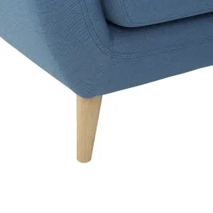 Beliani Retro Armchair MOTALA Fabric Blue