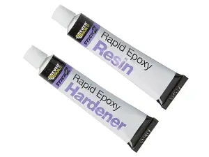 Everbuild Stick2 Rapid Epoxy - Fast Setting 2-Part Clear Adhesive, 2 x 12ml Tubes