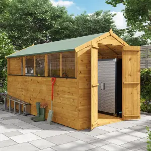 BillyOh Master Tongue and Groove Apex Wooden Shed - 12x6 - Windowed