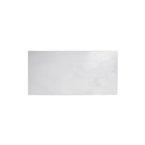 Johnson Tiles Bianco White Satin Marble effect Ceramic Indoor Wall & floor Tile, Pack of 5, (L)600mm (W)300mm