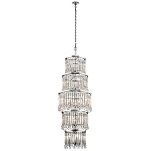 Elstead Kichler Piper Chandeliers Polished Chrome