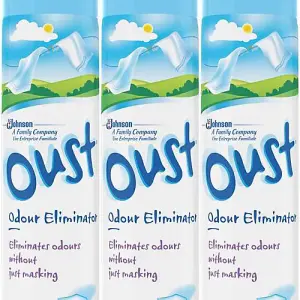 Oust Odour Eliminator Clean Scent, 300 ML (Pack of 3)