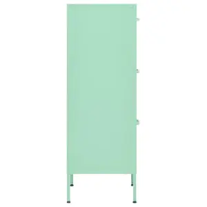 Berkfield Storage Cabinet Mint 42.5x35x101.5 cm Steel