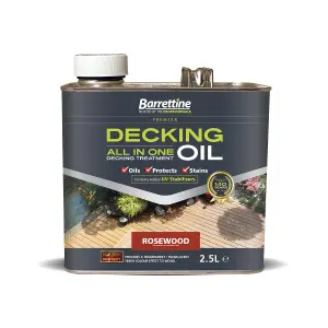 Barrettine Decking Oil - Rosewood 2.5L