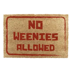 No Dachshunds Allowed Doormat (90 x 60cm)