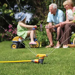 Hozelock Vortex Spike Garden Watering Sprinkler Rotating 2510 Lawn Grass