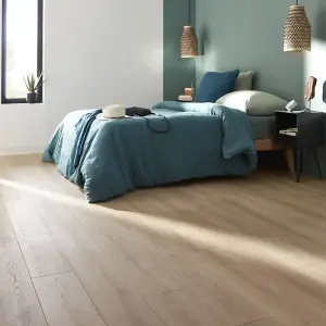 GoodHome Malton Natural Oak Wood planks Oak effect Flooring, 1.727m²