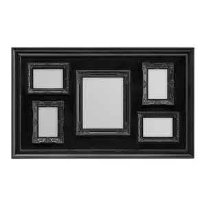 Maison by Premier Black Contemporary 5 Photo Frame