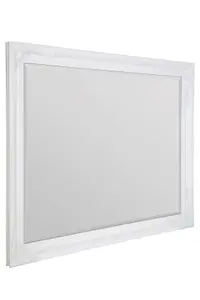 MirrorOutlet Buxton White Large Leaner Mirror 140 x 109cm