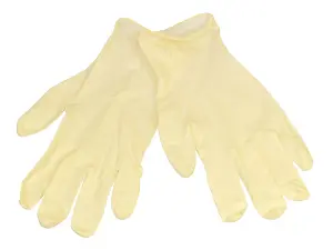 Scan  Latex Gloves - Medium (Box 100) SCAGLOLATEXM