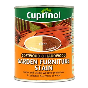 Cuprinol Softwood & hardwood Clear Furniture Wood stain, 750ml