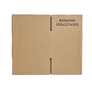 Brown Single Wall Cardboard Boxes 6" x 5" x 4" Durable Parcel Box and Packing Box, Small Shipping boxes (Pack of 25)