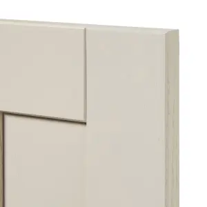 GoodHome Verbena Painted natural ash Matt cashmere Shaker Door & drawer 600mm