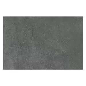 Zen Matt Dark Grey Concrete Effect Porcelain Outdoor Tile - Pack of 10, 5.4m² - (L)900x(W)600mm