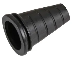 PRO POWER - PVC Stepped Grommet Black 20.00mm Panel Hole Dia. 50 Pack