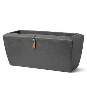 Capi Planter Arc Granite Rectangle 60x35x40 cm Anthracite