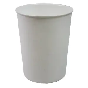 Plastic Open Waste Bin - 7L White