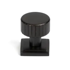 From The Anvil Aged Bronze Judd Cabinet Knob - 25mm (Square)