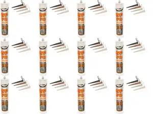 Bond It WP70 Silicone Sealant Low Modulus Neutral Cure Black (Pack of 12)