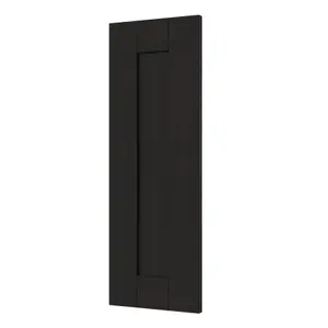 GoodHome Verbena Matt charcoal Shaker Highline Cabinet door (W)250mm (H)715mm (T)20mm