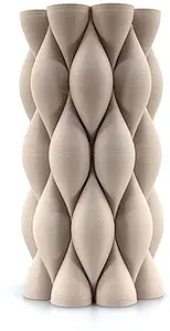 Eco Chic Desert Dunes Vase - 3D Printed Decor In Biobased Pottery Clay - Sustainable Home Decor, Unique Gift Idea