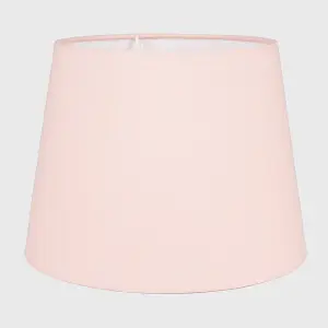 ValueLights Aspen Modern Tapered Table Floor Lamp Light Shade with Pink Fabric Finish