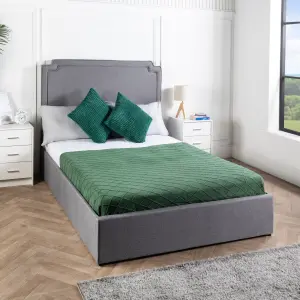 Ottoman Bed Frame King Size Storage Bed - No Mattress